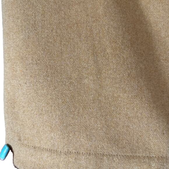 Vineyard Vines Beige Wool Blend Lined Mini Skirt With Pockets Women Sz 8 - Picture 6 of 11